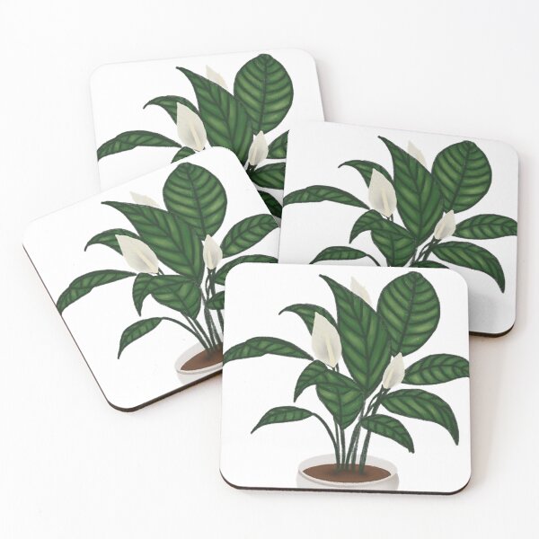 Item preview, Peace Lily Houseplant Botanical Art | Plant Mom Aesthetic designed and sold by bloompprint.