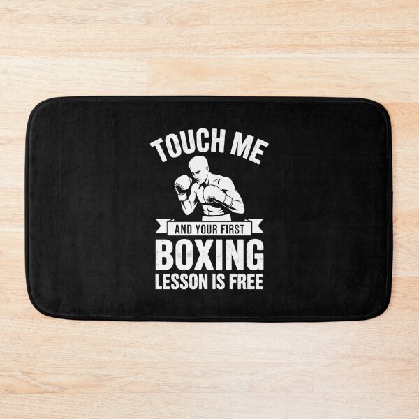 Item preview, Touch Me and Your First Boxing Lesson is Free Fun Boxing Design designed and sold by Gogetgiggles.