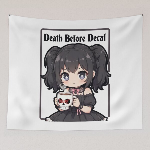 Item preview, Death Before Decaf designed and sold by SignumShop.