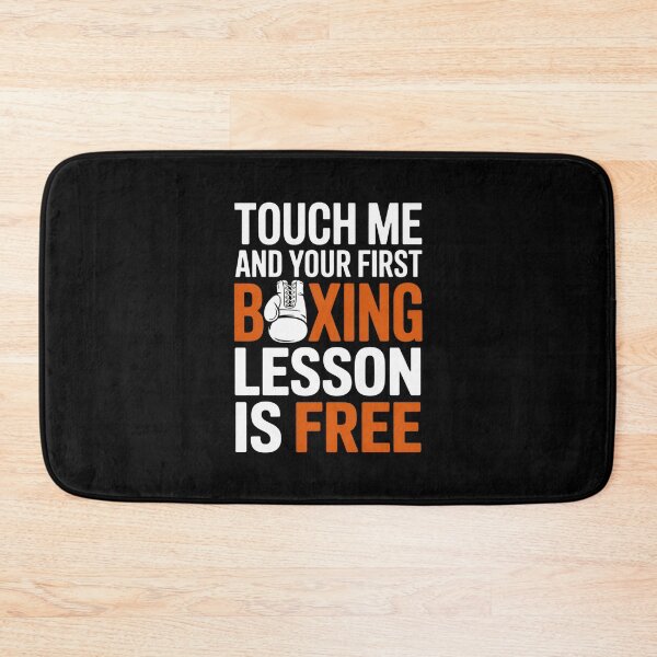 Item preview, Touch Me and Your First Boxing Lesson is Free Fun Boxing Design designed and sold by Gogetgiggles.