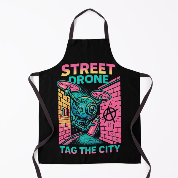 Item preview, Cyberpunk Graffiti Drone Street Art designed and sold by SholoStudio.