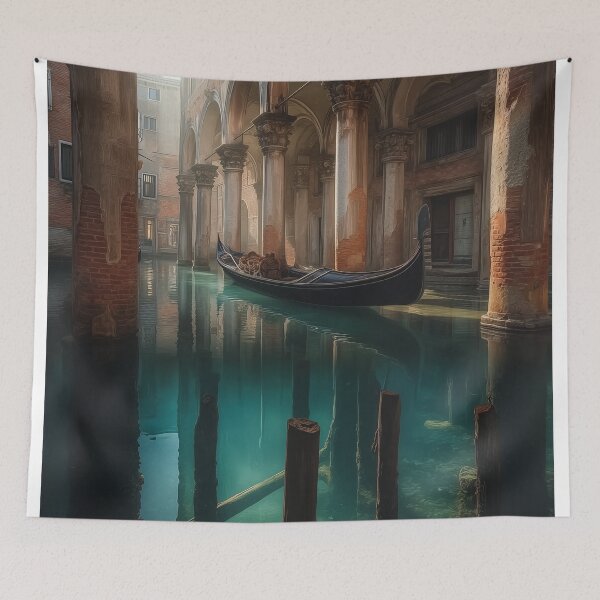 Item preview, The Drowned Corridors of Forgotten Echoes designed and sold by oanaunciuleanu.