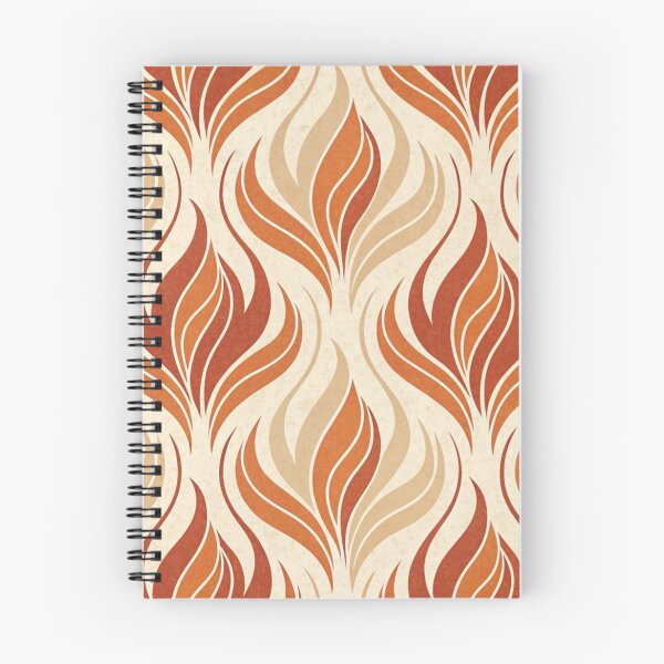 Item preview, Flame brushstokes  , warm burn orange designed and sold by Lucky 777.