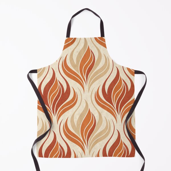 Item preview, Flame brushstokes , warm burn orange designed and sold by Lucky 777.