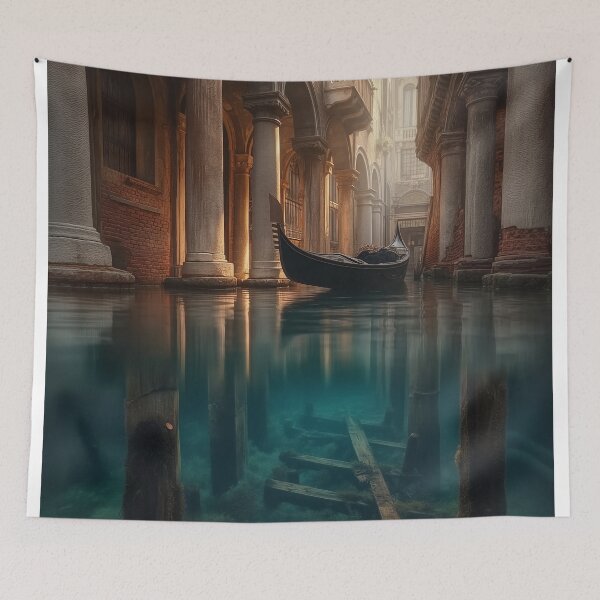 Item preview, The Drowned Corridors of Forgotten Echoes designed and sold by oanaunciuleanu.