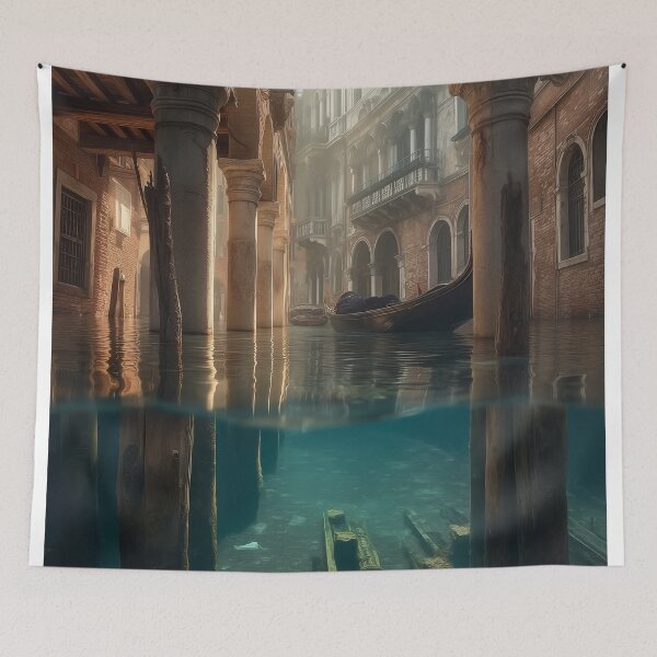 Item preview, The Drowned Corridors of Forgotten Echoes designed and sold by oanaunciuleanu.
