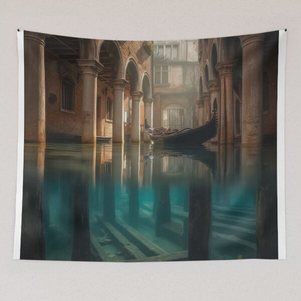 Item preview, The Drowned Corridors of Forgotten Echoes designed and sold by oanaunciuleanu.