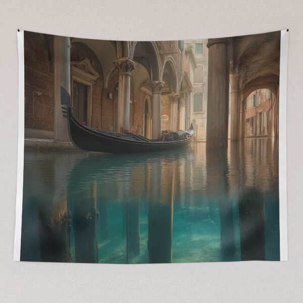 Item preview, The Drowned Corridors of Forgotten Echoes designed and sold by oanaunciuleanu.