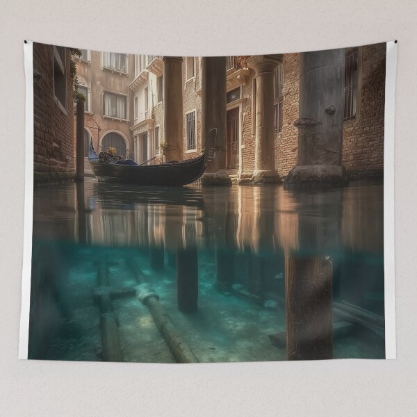 Item preview, The Drowned Corridors of Forgotten Echoes designed and sold by oanaunciuleanu.