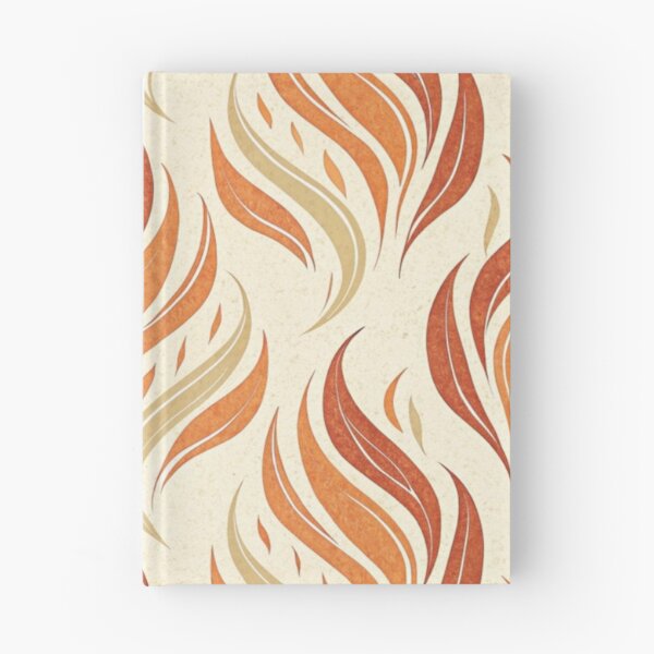 Item preview, Flame brushstokes , warm burn orange designed and sold by Lucky 777.