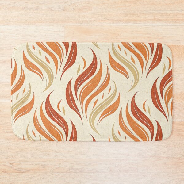 Item preview, Flame brushstokes  , warm burn orange designed and sold by Lucky 777.
