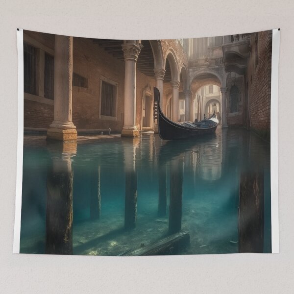 Item preview, The Drowned Corridors of Forgotten Echoes designed and sold by oanaunciuleanu.