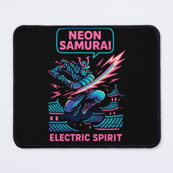 Item preview, Neon Synthwave Samurai Warrior designed and sold by SholoStudio.