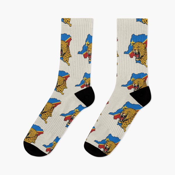 Item preview, Congolese Pride - Map of Congo with Roaring Leopard designed and sold by BTRartstudio .