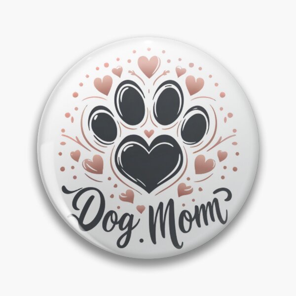 Item preview, Dog Mom Heart Paw Print Love Design Shirt designed and sold by DrawDrip.
