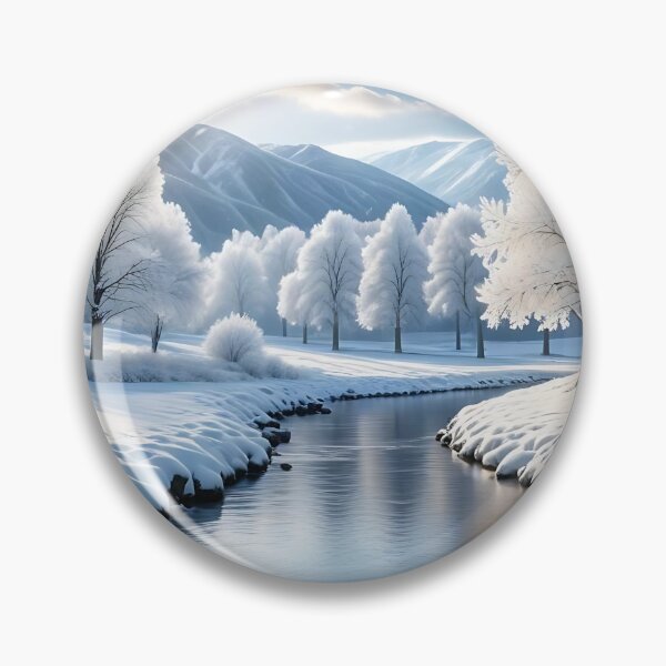 Item preview, Hermoso paisaje invernal designed and sold by ReneMM.