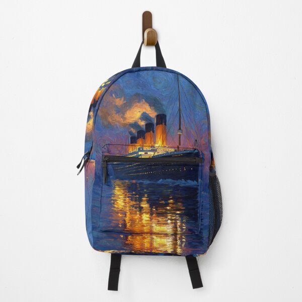 Item preview, Titanic Ocean Liner Impressionist Painting designed and sold by ArgentoArt.