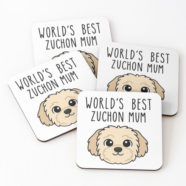 Item preview, World's Best Zuchon Mum designed and sold by Dylans Designs.