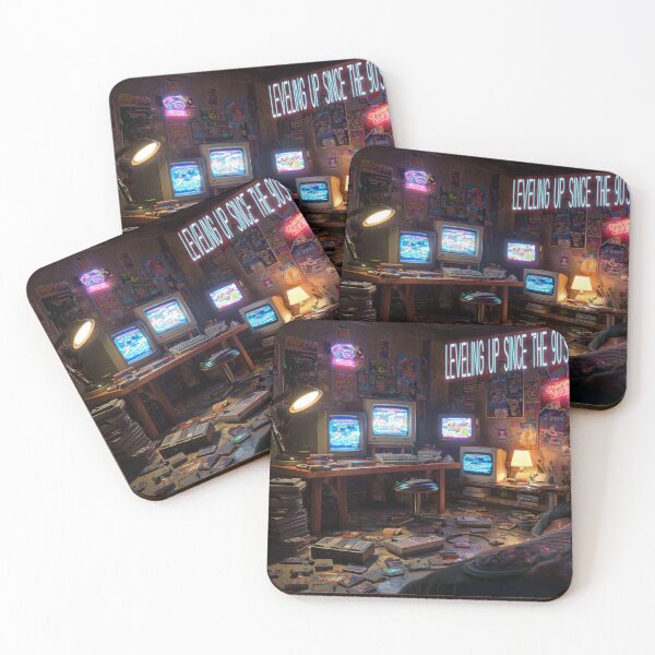 Item preview, Leveling Up Since the ’90s — Retro Gamer Sanctuary designed and sold by ArgentoArt.