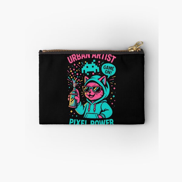 Item preview, Retro Pixel Art Graffiti Cat designed and sold by SholoStudio.