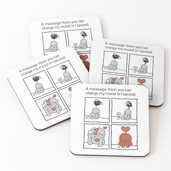 Item preview, Mood-Changing Message – Cute Emotional Comic Design designed and sold by MeixGraphics.