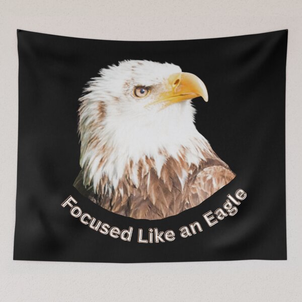 Item preview, Focused like an eagle – inspiring eagle head design designed and sold by Katja LebenFreude.