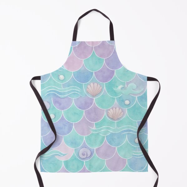 Item preview, Mermaidcore Pastel Seashell & Wave Seamless Pattern designed and sold by Ombrya.