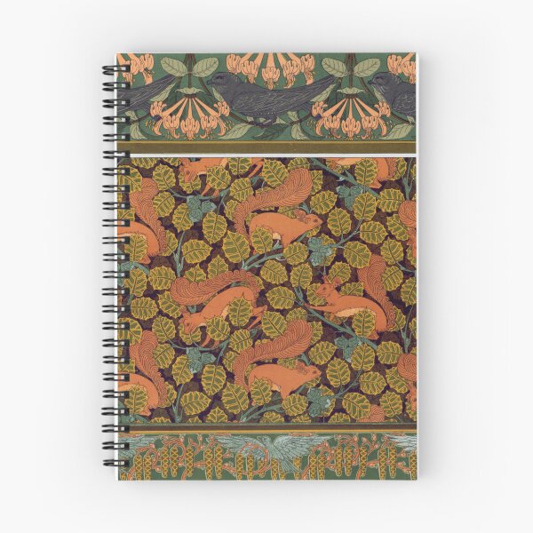 Item preview, Verneuil Swifts, Honeysuckle, Squirrels, Hazelnut tree designed and sold by HiddenWalnuts.