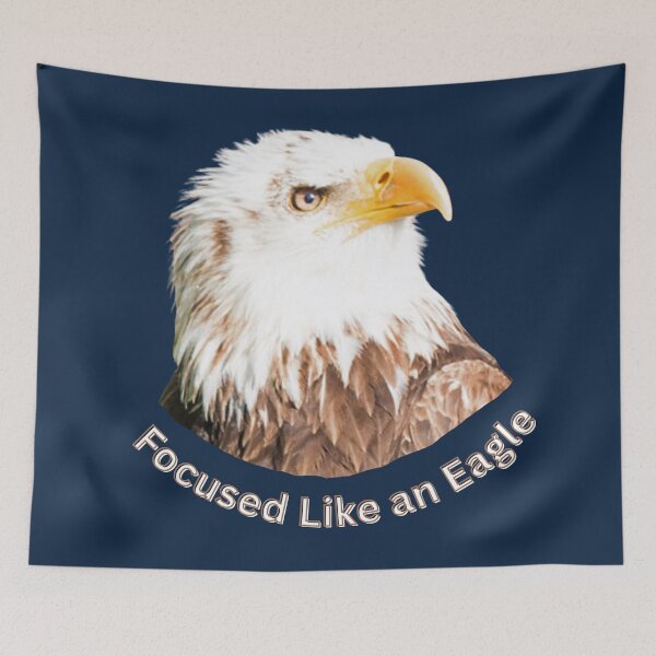 Item preview, Focused like an eagle – inspiring eagle head design designed and sold by Katja LebenFreude.