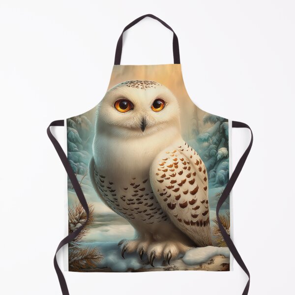 Item preview, Snowy Owl in Winter Scene designed and sold by PetsArt.