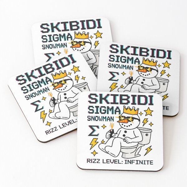 Item preview, Skibidi Sigma Snowman Meme Infinite Rizz designed and sold by AnnDesignStudio.
