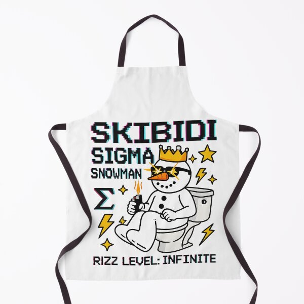Item preview, Skibidi Sigma Snowman Meme Infinite Rizz designed and sold by AnnDesignStudio.