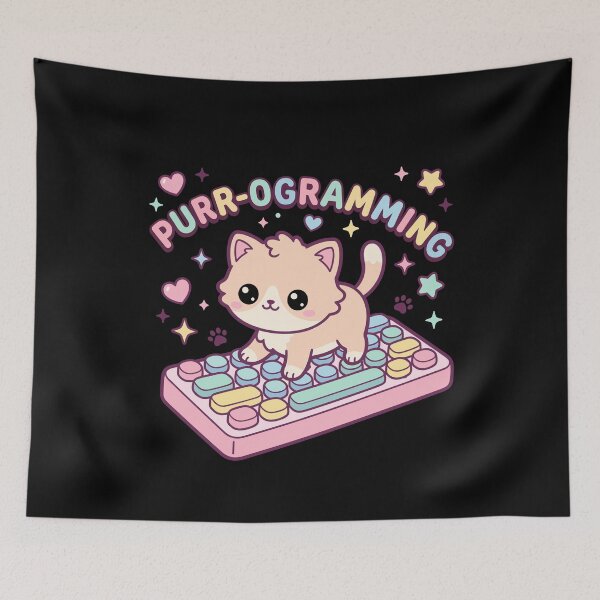 Item preview, Purr-ogramming Cat Programmer Cute Kitten designed and sold by wrestletoys.