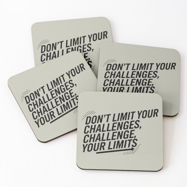 Item preview, Don't limit your challenges, challenge your limits designed and sold by WAMTEES.