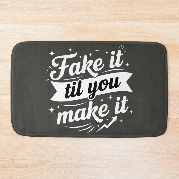 Item preview, Fake It Til You Make It | Motivation Quote designed and sold by WAMTEES.