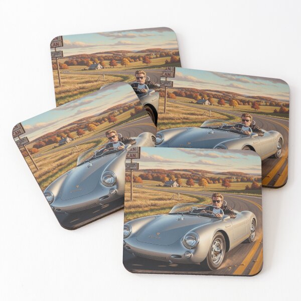 Item preview, James Dean in His Spyder designed and sold by Art's Diner.