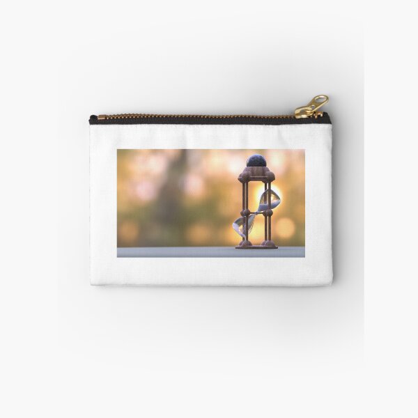 Item preview, Hourglass | 3D Image / Natural Rendering: Close-up of an Old Wooden and Glass Timer, Warm Outdoor Light designed and sold by Keltoi-art.