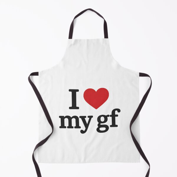 Item preview, I Love My Girlfriend – Cute Minimal Typography Design for Couples designed and sold by CalmDownZone ⭐️⭐️⭐️⭐️⭐️.