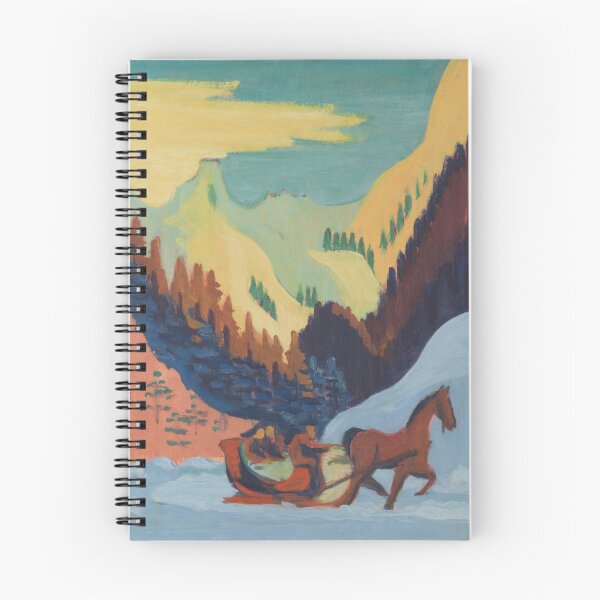 Item preview, Sleigh Ride in the Snow by Ernst Ludwig Kirchner designed and sold by HiddenWalnuts.
