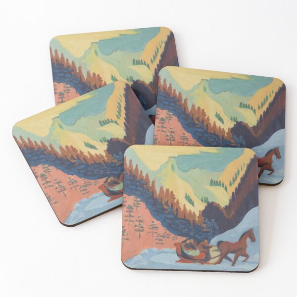Item preview, Sleigh Ride in the Snow by Ernst Ludwig Kirchner designed and sold by HiddenWalnuts.