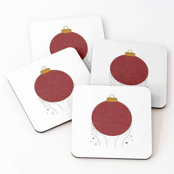 Item preview, Hands Holding Christmas Red Ornament designed and sold by umarajabeen.