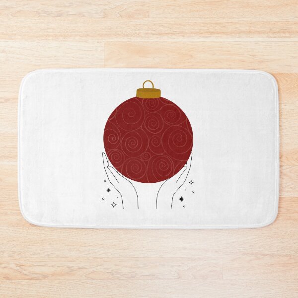 Item preview, Hands Holding Christmas Red Ornament designed and sold by umarajabeen.