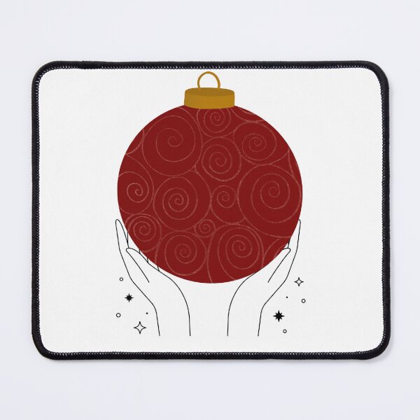 Item preview, Hands Holding Christmas Red Ornament designed and sold by umarajabeen.