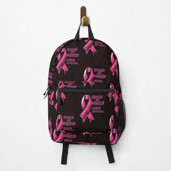 Item preview, Stronger Than Yesterday Braver Than The Storm – Breast Cancer Awareness Pink Ribbon Design designed and sold by WHDProduction45.