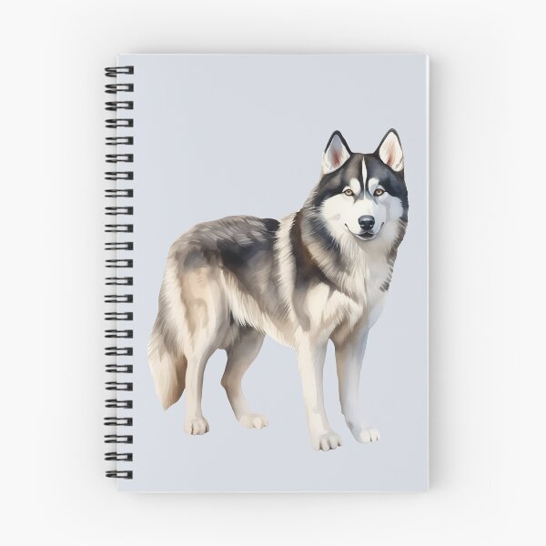 Item preview, Beautiful Husky Dog Looking Inquisitive designed and sold by Violet Peonies.