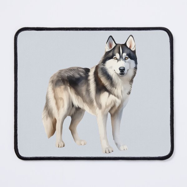 Item preview, Beautiful Husky Dog Looking Inquisitive designed and sold by Violet Peonies.