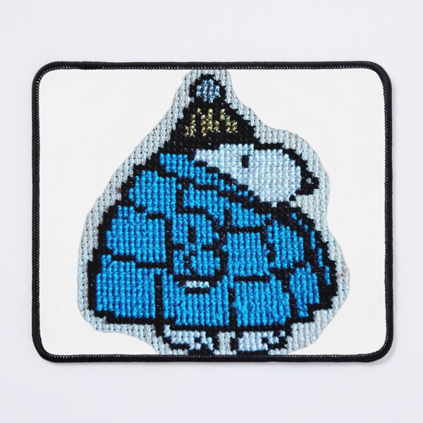Item preview, Snoopy puffer jacket cross stitch designed and sold by Milothemess.