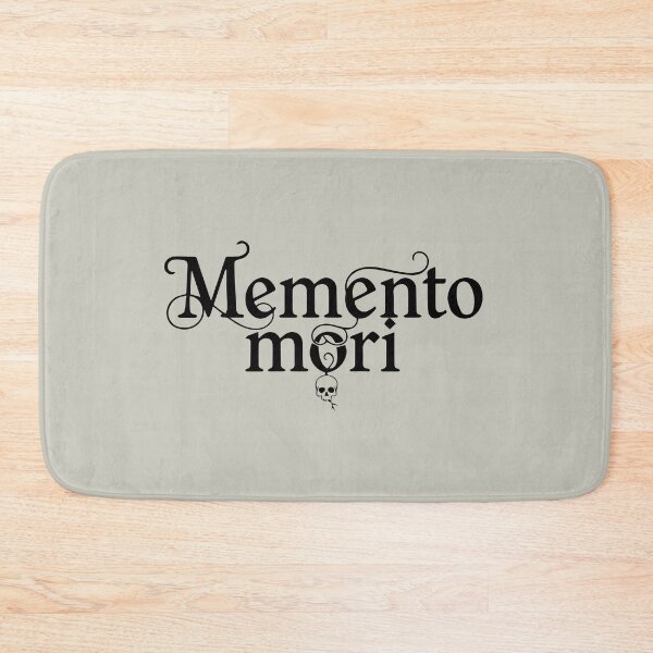 Item preview, Memento Mori | Skull Typography Quote designed and sold by WAMTEES.