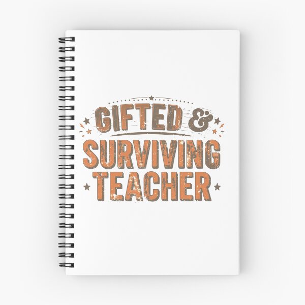 Item preview, Gifted and surviving teacher.. funny quote design designed and sold by Happyhoo1.