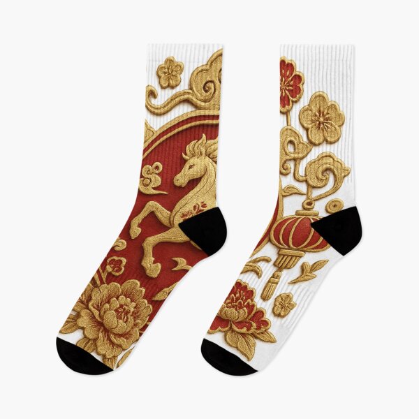 Item preview, Lunar New Year Fire Horse Emblem designed and sold by Vendeloc.